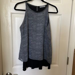Leather trimmed Tank Top Size M